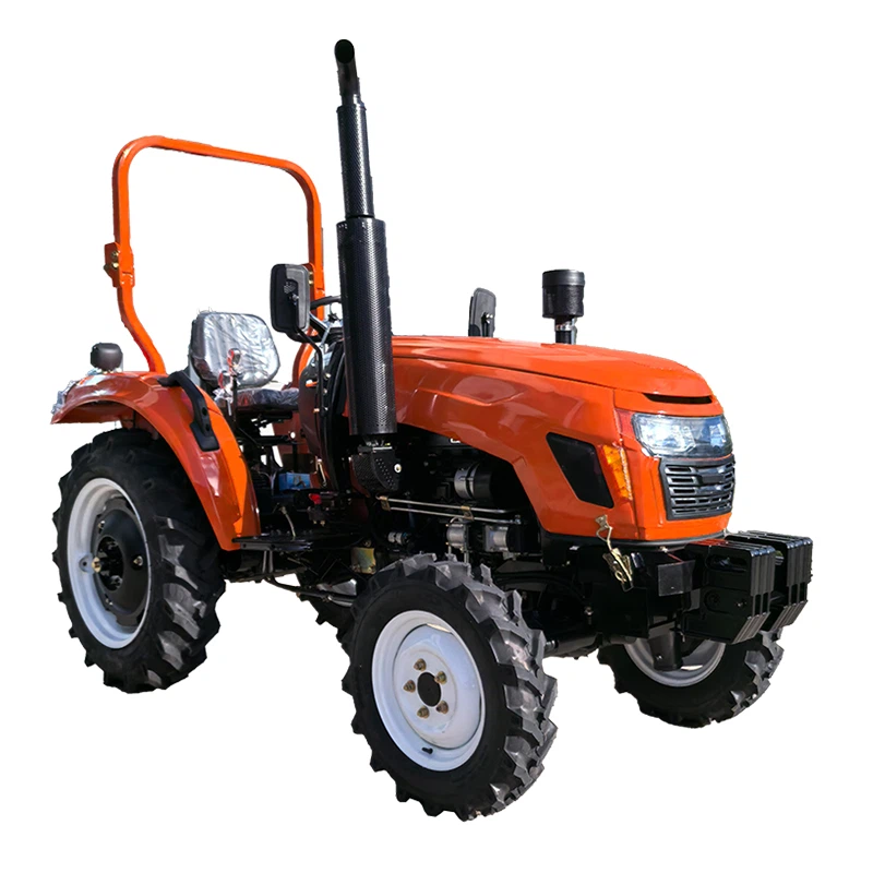 Hur är hytten designad på en 45 hk traktor?